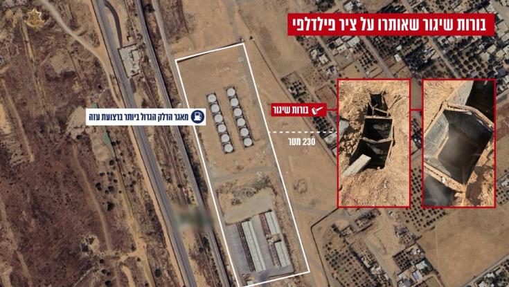 פעולה מדויקת מנעה נזק אדיר: הושמדו בורות שיגור סמוך למאגר דלק