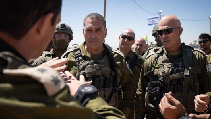 פרסום ראשון | הרמטכ"ל אייל זמיר ביקר במוצב בתוך סוריה