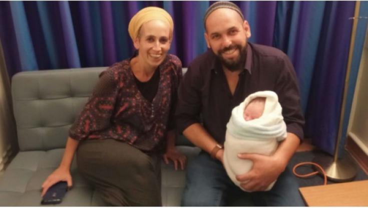 דור שלישי של תושבי עמונה נולד במזל טוב