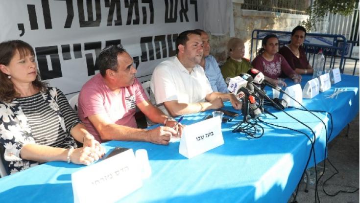 ראשי מועצות ביו"ש באוהל מחאה מול בית רוה"מ: "חמוצים יש גם מימין"