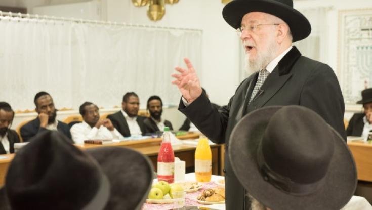 הרב לאו לרבנים יוצאי אתיופיה: יש לכם משימה גדולה