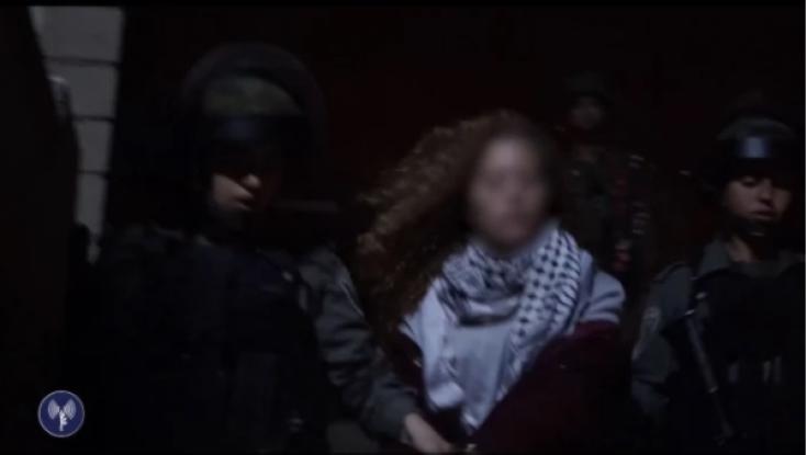 צפו: היסטורית האלימות של הפלסטינית שסטרה לחייל צה"ל 