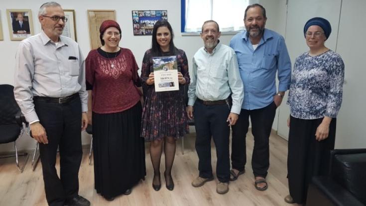 חיי שקד: לפני שבת חיי שרה, אנשי היישוב היהודי בחברון הצדיעו לשרת המשפטים