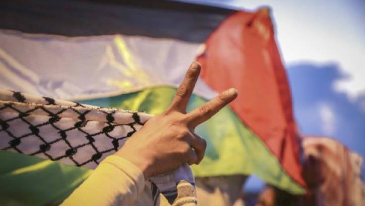 "ברוח ודם נפדה אותך פלסטין". כך ציינו בקייטנה של בל"ד את סיום החופש