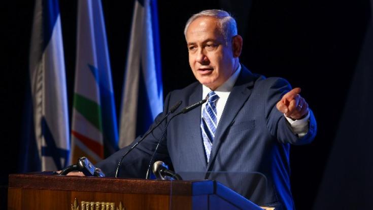 נתניהו לועג לגנץ: "עוד נאום של לפיד"