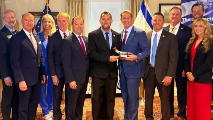 תמיכה אדירה: 20 סנאטורים וקונגרסמנים בקבלת פנים רשמית ליוסי דגן: "נסייע להביא ריבונות"