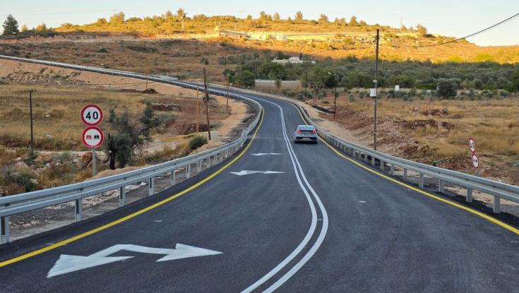 תושבי בנימין תתחדשו: הושלם שדרוג הכביש המרכזי