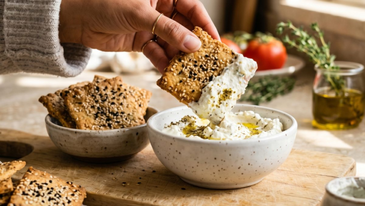 מתכון לקרקרים ביתיים ממכרים ב-15 דקות עבודה