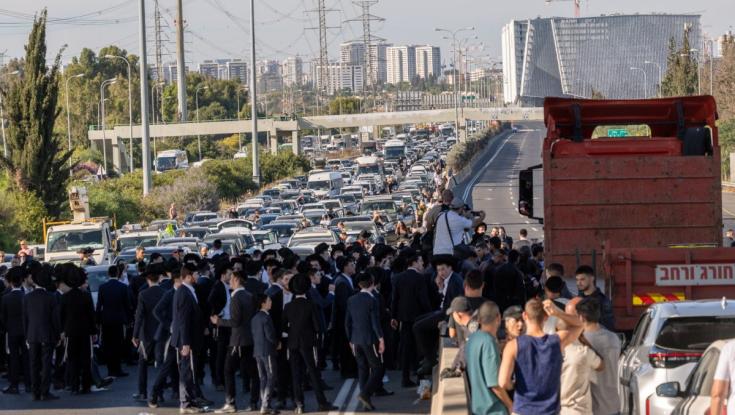 נהגים שימו לב: מחאת החרדים מתחדשת היום, היערכות לפקקי ענק במרכז