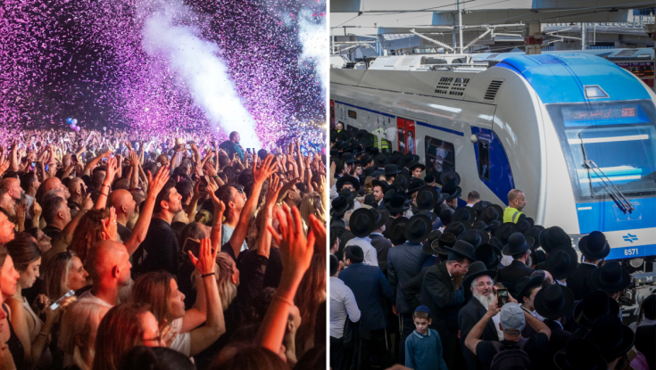 רכבת ישראל תתוגבר - עשרות אלפים יגיעו: בתל אביב נערכים לאירוע הענק