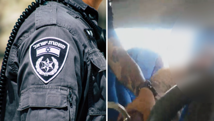 דרמה באמצע הכביש: השוטרים פשטו על אוטובוס ועצרו נוסע שהסתתר | צפו