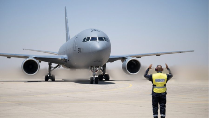 המטוס האסטרטגי החדש של חיל האוויר נחת בישראל: "מרחיב את טווח הפעולה"