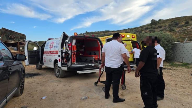 אסון סמוך למודיעין עילית: "הגבר נפצע מפיצוץ וסבל מכוויות חמורות"