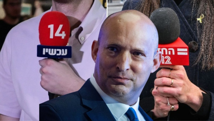 בנט מתפוצץ בשיחות סגורות: "ערוצים 12 ו-14 חברו נגדי"
