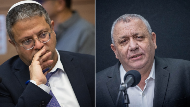 בן גביר במתקפה חריפה נגד איזנקוט: "עלה בחיי אדם"