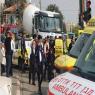 מערבל הבטון בזירת התאונה צילום: תיעוד מבצעי מד"א חדשות