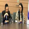 גיטי ושמואל קליינרמן צילום: צילום מסך ערוץ כנסת חדשות