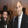 ראש עיריית לוד יאיר רביבו ורב העיר הנבחר הרב ביטון צילום: יחצ חדשות
