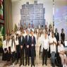 מצטייני השירות הלאומי עם הנשיא הרצוג צילום: עמוס בן גרשום/ לע״מ ברנז'ה