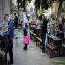 מניין חצר מהשנה שעברה בירושלים צילום: Yossi Zamir/Flash90 חדשות