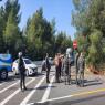 זירת התאונה בכביש 1 צילום: דוברות המשטרה חדשות