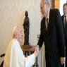 דני דיין נפגש עם האפיפיור  צילום: Vatican Media חדשות
