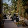 ההרס בקיבוץ בארי צילום: Yonatan Sindel/Flash90 חדשות