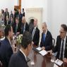 נתניהו בקפריסין צילום: עמוס בן גרשום/ לע"מ פוליטי