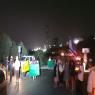 המחאה בכניסה לכפר צילום: ללא חדשות