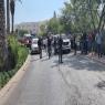 זירת הפיגוע במעלה אדומים צילום: דוברות המשטרה חדשות