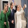 בני הזוג הרצוג עם נועה קירל צילום: עמוס בן גרשום/ לע"מ ברנז'ה
