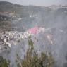 שריפה בקיבוץ צובה צילום: דוברות המשטרה חדשות