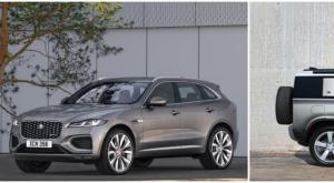 יגואר F-PACE ודיפנדר 90 צילום: יחצ יצרן רכב