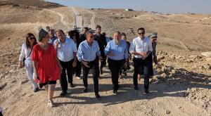 חברי השדולה בסיור צילום: יחצ חדשות