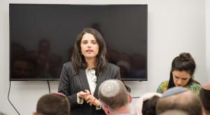 איילת שקד במפגש שובי נפשי צילום: ישי ריבלין, הקרן לחברה האזרחית ברנז'ה