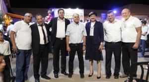 האורחים בשמחת בית השואבה צילום: יחצ ברנז'ה