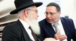 הרב אלגזי והרב אריאל צילום: יחצ ברנז'ה