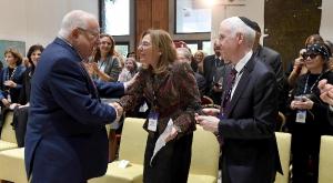 גינה את דברי אבו מאזן. ריבלין והנהלת איפא"ק צילום: מארק ניימן, לע"מ חדשות