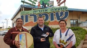 דגן הצ'יף ורעייתו צילום: מועצה אזורית שומרון חדשות