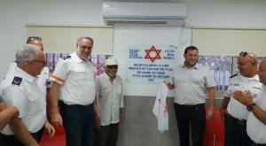 חניכת התחנה בשקד צילום: רועי חדי חדשות