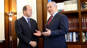 נתניהו מברך את ברקת צילום: אורן בן חקון חדשות