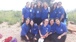 מטיילות בשביל ישראל. חניכות ובוגרות התנועה צילום: עזרא גבאי - דוברות ח"כ שולי מועלם רפאלי ברנז'ה