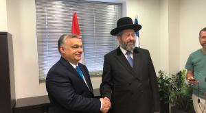 הרב לאו וראש ממשלת הונגריה צילום: אבי סוויסה חדשות