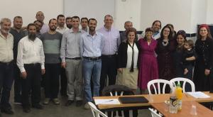 חברי הבית היהודי באשקלון צילום: הבית היהודי באשקלון ברנז'ה