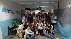 המתנדבים שהפכו את סורוקה לקופנגן צילום: קרן מאירים ברנז'ה