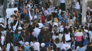 מהומה בתפילת ראש חודש תמוז בכותל צילום: מרכז ליב"ה חדשות