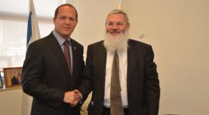 אלי בן דהן וניר ברקת צילום: דוברות המשרד חדשות