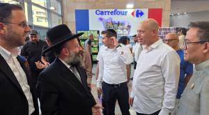 שגריר תאילנד, צביקה שווימר ורב הכותל צילום: יחצ צרכנות