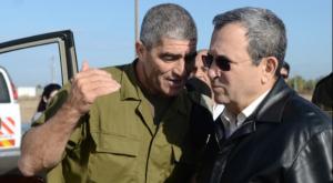 האלוף במיל טל רוסו עם יו"ר מפלגת העבודה לשעבר, אהוד ברק צילום: פלאש 90, בן אברהם חדשות
