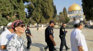 ח"כ שולי מעולם בהר הבית צילום: עזרא גבאי חדשות